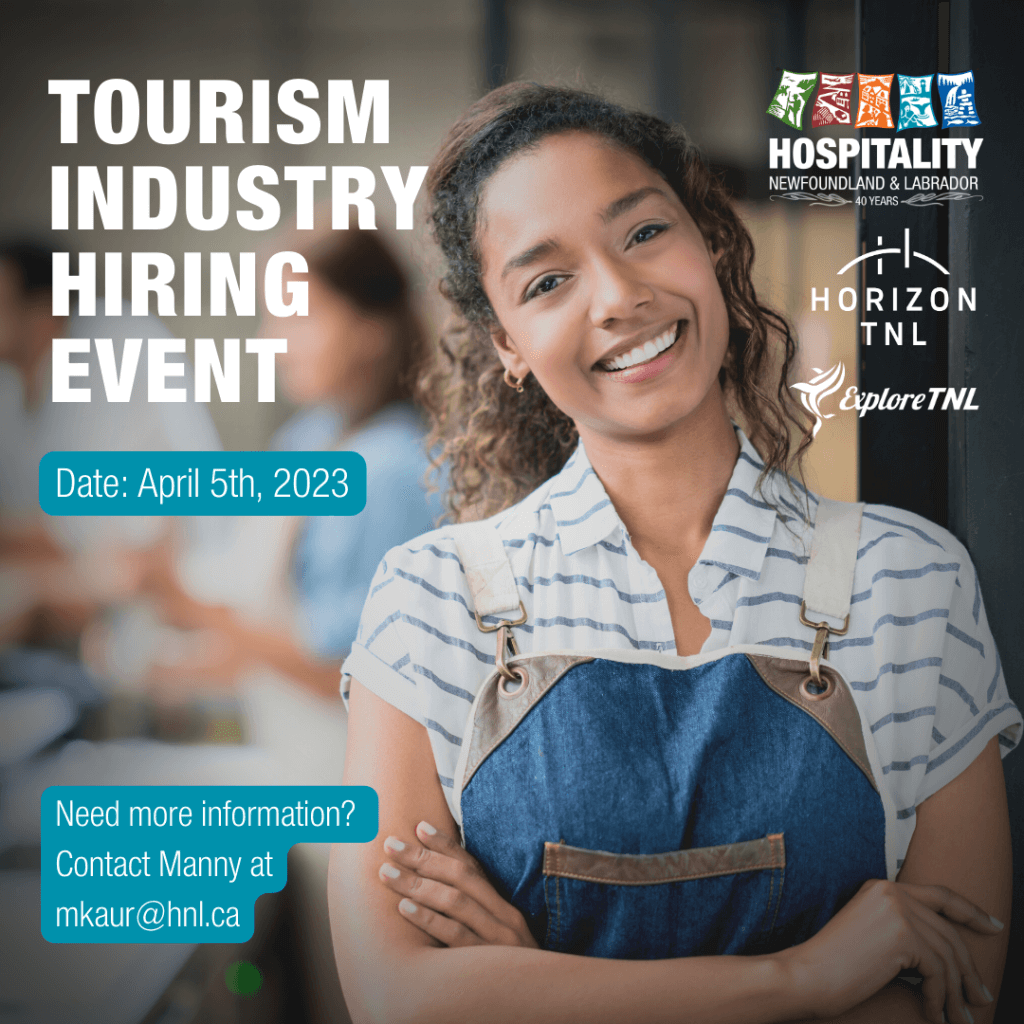 2023 Tourism Industry Hiring Event HNL Hospitality Newfoundland And 