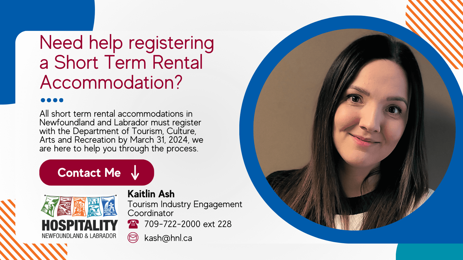 Meet Our New Tourism Industry Engagement Coordinator HNL Hospitality Newfoundland and Labrador
